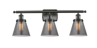 Ballston Urban Three Light Bath Vanity in Oil Rubbed Bronze (405|9163WOBG63) Ballston Urban Three Light Bath Vanity in Oil Rubbed Bronze (405|9163WOBG63)