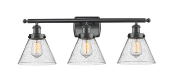 Ballston Urban Three Light Bath Vanity in Matte Black (405|9163WBKG44)