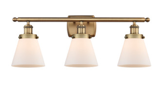 Ballston Urban Three Light Bath Vanity in Brushed Brass (405|9163WBBG61)