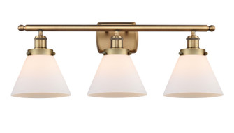 Ballston Urban Three Light Bath Vanity in Brushed Brass (405|9163WBBG41)