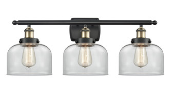 Ballston Urban Three Light Bath Vanity in Black Antique Brass (405|9163WBABG72)