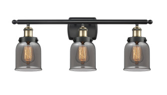 Ballston Urban Three Light Bath Vanity in Black Antique Brass (405|9163WBABG53)