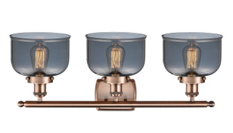 Ballston Urban Three Light Bath Vanity in Antique Copper (405|9163WACG73)