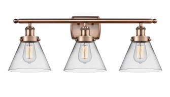 Ballston Urban Three Light Bath Vanity in Antique Copper (405|9163WACG42)