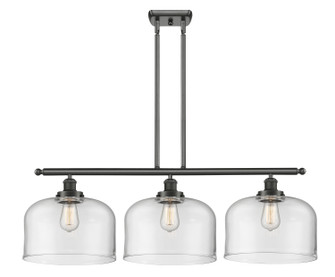 Ballston Urban Three Light Island Pendant in Oil Rubbed Bronze (405|9163IOBG72L)