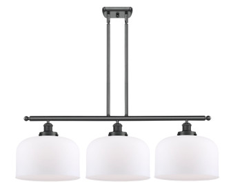 Ballston Urban Three Light Island Pendant in Matte Black (405|9163IBKG71L)