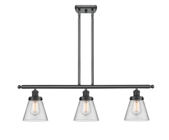 Ballston Urban Three Light Island Pendant in Matte Black (405|9163IBKG62)
