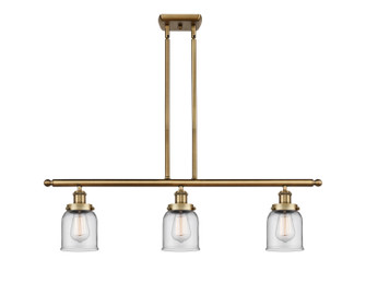 Ballston Urban Three Light Island Pendant in Brushed Brass (405|9163IBBG52)