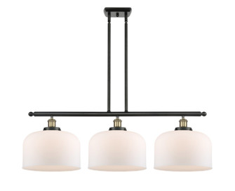 Ballston Urban Three Light Island Pendant in Black Antique Brass (405|9163IBABG71L)