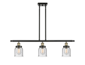 Ballston Urban Three Light Island Pendant in Black Antique Brass (405|9163IBABG54)