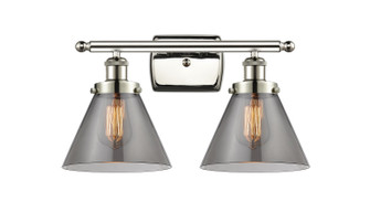 Ballston Urban Two Light Bath Vanity in Polished Nickel (405|9162WPNG43)