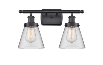 Ballston Urban Two Light Bath Vanity in Matte Black (405|9162WBKG62)