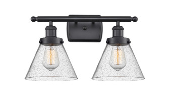 Ballston Urban Two Light Bath Vanity in Matte Black (405|9162WBKG44)