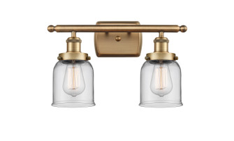 Ballston Urban Two Light Bath Vanity in Brushed Brass (405|9162WBBG52) Ballston Urban Two Light Bath Vanity in Brushed Brass (405|9162WBBG52)