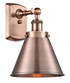 Ballston Urban One Light Wall Sconce in Antique Copper (405|9161WACM13AC)