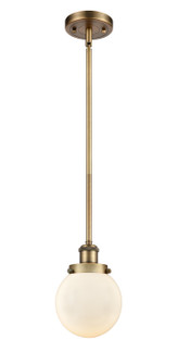 Ballston Urban One Light Mini Pendant in Brushed Brass (405|9161SBBG2016)