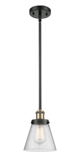 Ballston Urban One Light Mini Pendant in Black Antique Brass (405|9161SBABG64)