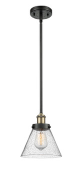 Ballston Urban One Light Mini Pendant in Black Antique Brass (405|9161SBABG44)