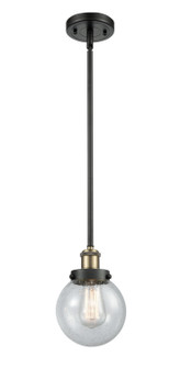 Ballston Urban One Light Mini Pendant in Black Antique Brass (405|9161SBABG2046)