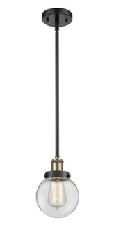 Ballston Urban One Light Mini Pendant in Black Antique Brass (405|9161SBABG2026)
