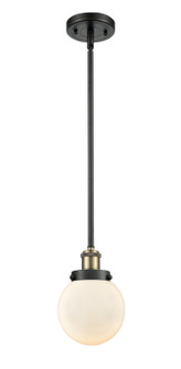 Ballston Urban LED Mini Pendant in Black Antique Brass (405|9161SBABG2016LED)