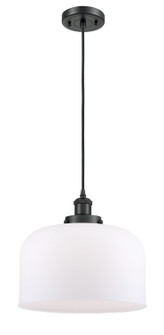 Ballston Urban LED Mini Pendant in Matte Black (405|9161PBKG71LLED)