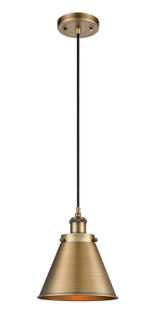 Ballston Urban One Light Mini Pendant in Brushed Brass (405|9161PBBM13BB)