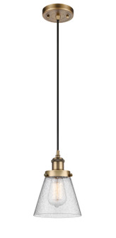 Ballston Urban LED Mini Pendant in Brushed Brass (405|9161PBBG64LED)