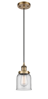 Ballston Urban LED Mini Pendant in Brushed Brass (405|9161PBBG52LED) Ballston Urban LED Mini Pendant in Brushed Brass (405|9161PBBG52LED)