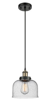 Ballston Urban One Light Mini Pendant in Black Antique Brass (405|9161PBABG74)