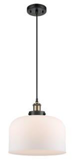 Ballston Urban One Light Mini Pendant in Black Antique Brass (405|9161PBABG71L)