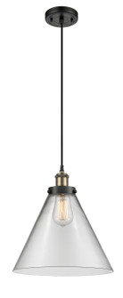 Ballston Urban LED Pendant in Black Antique Brass (405|9161PBABG42LLED)