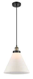 Ballston Urban LED Pendant in Black Antique Brass (405|9161PBABG41L)
