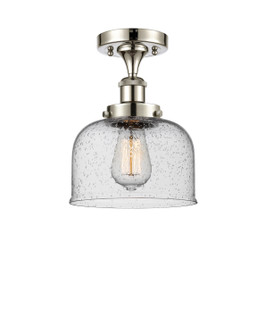 Ballston Urban One Light Semi-Flush Mount in Polished Nickel (405|9161CPNG74)