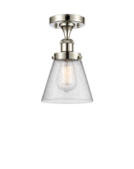 Ballston Urban One Light Semi-Flush Mount in Polished Nickel (405|9161CPNG64)