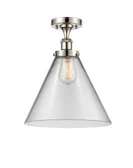 Ballston Urban LED Semi-Flush Mount in Polished Nickel (405|9161CPNG42LLED)