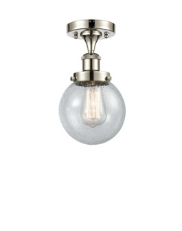 Ballston Urban One Light Semi-Flush Mount in Polished Nickel (405|9161CPNG2046)