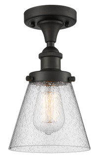 Ballston Urban One Light Semi-Flush Mount in Oil Rubbed Bronze (405|9161COBG64) Ballston Urban One Light Semi-Flush Mount in Oil Rubbed Bronze (405|9161COBG64)