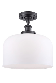 Ballston Urban One Light Semi-Flush Mount in Matte Black (405|9161CBKG71L)