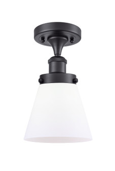 Ballston Urban One Light Semi-Flush Mount in Matte Black (405|9161CBKG61)