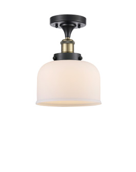 Ballston Urban LED Semi-Flush Mount in Black Antique Brass (405|9161CBABG71LED)