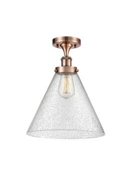 Ballston Urban LED Semi-Flush Mount in Antique Copper (405|9161CACG44LLED)