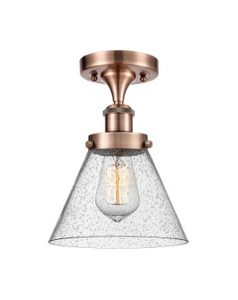 Ballston Urban LED Semi-Flush Mount in Antique Copper (405|9161CACG44LED)