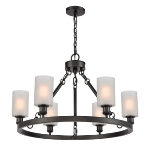 Ballston LED Chandelier in Matte Black (405|830BKG801LED)