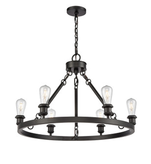 Ballston Six Light Chandelier in Matte Black (405|830BK)