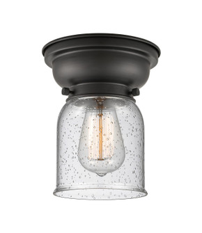 Franklin Restoration One Light Flush Mount in Matte Black (405|6231FBKG54)