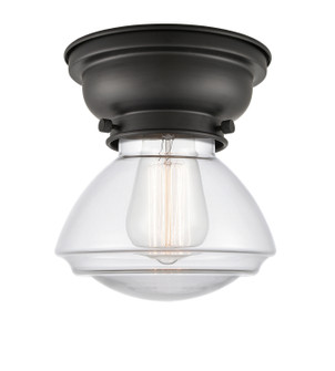 Franklin Restoration One Light Flush Mount in Matte Black (405|6231FBKG322)