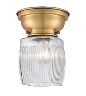 Franklin Restoration One Light Flush Mount in Brushed Brass (405|6231FBBG302)