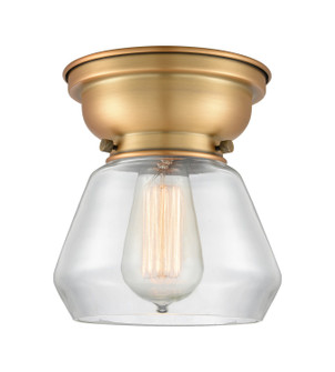 Franklin Restoration One Light Flush Mount in Brushed Brass (405|6231FBBG172)