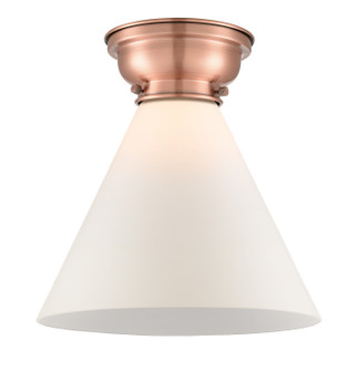 Franklin Restoration One Light Flush Mount in Antique Copper (405|6231FACG41L)